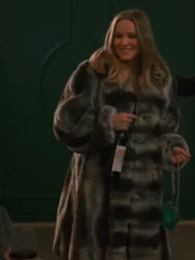 Joanne Nobody Wants This 2024 Brown Fur Coat