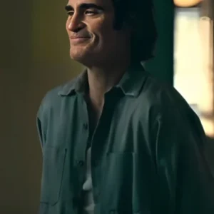 Joaquin Phoenix Joker Folie A Deux Blue Shirt Side View