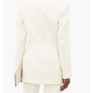 Jodi Balfour Ted Lasso S03 White Suit Back