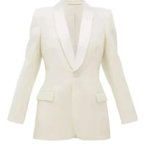 Jodi Balfour Ted Lasso S03 White Suit Front