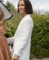 Jodi Balfour Ted Lasso S03 White Suit Side View