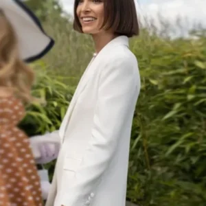 Jodi Balfour Ted Lasso S03 White Suit Side View