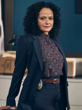 Judy Reyes High Potential 2024 Blue Blazer