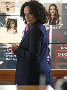 Judy Reyes High Potential 2024 Blue Blazer On Sale