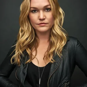 Julia Stiles Chosen Family Black Biker Leather Jacket For Sale