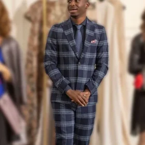 Julien Emily In Paris Checked Suit