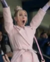 Juno Temple Ted Lasso S03 Pink Coat Front