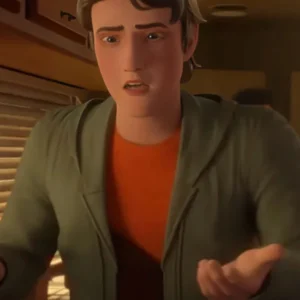 Jurassic World Chaos Theory Ben Pincus Grey Hooded Jacket