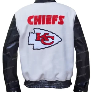 Kansas City Chiefs Travis Kelce Varsity Jacket Back