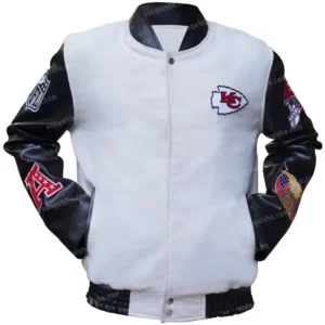 Kansas City Chiefs Travis Kelce Varsity Jacket Front