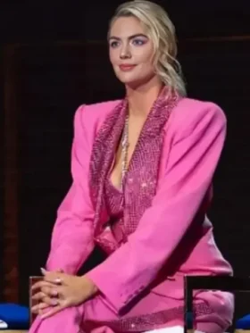 Kate Upton Tv Series Dress My Tour 2024 Pink Suit