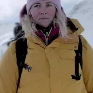 Katie Burrell Weak Layers Movie Yellow Jacket Front