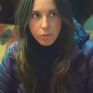 Katie Burrell Weak Layers Puffer Hooded Jacket Front