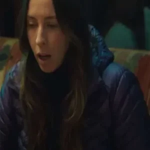 Katie Burrell Weak Layers Puffer Hooded Jacket Side