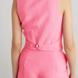 Keeley Jones Ted Lasso S02 Pink Dress Suit Back