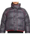 Keeley Jones Ted Lasso S03 Black Puffer Jacket Front
