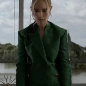 Keeley Jones Ted Lasso S03 Green Satin Blazer