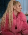 Keeley Jones Ted Lasso S03 Pink Fur Jacket