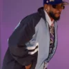 Kendrick Lamar Blue Jacket Front