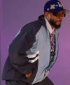 Kendrick Lamar Blue Jacket Front