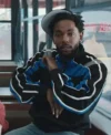 Kendrick Lamar Not Like Us Black And Blue Track Jacket Front View