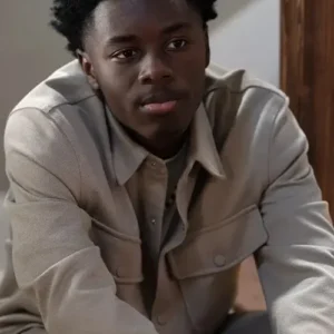 Kevin Williams The Chi Season 06 Beige Wool Jacket