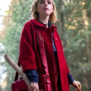 Kiernan Shipka Chilling Adventures of Sabrina Red Coat
