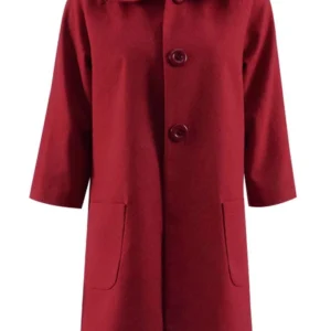 Kiernan Shipka Chilling Adventures of Sabrina Red Coat Front