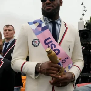 Lebron James Team USA Paris Olympics Blazer Full View