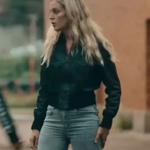 Lena Campbell Who Is Erin Carter S01 Black Jacket Front