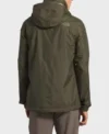 Leslie Higgins Ted Lasso S01 Green Rain Jacket Back