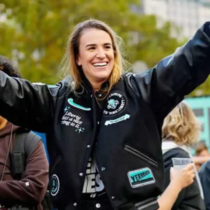 Liberty Championship Parade Sabrina Ionescu Varsity Jacket Front