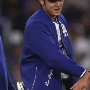 Los Angeles Dodgers Bomber Blue Jacket 