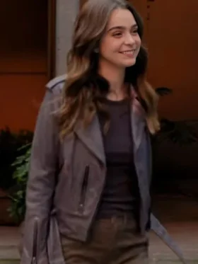 Lucia Lobo The Accident Black Biker Jacket