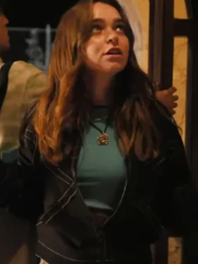 Lucia Lobo The Accident Black Cotton Jacket Front