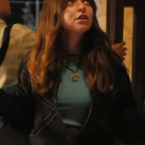 Lucia Lobo The Accident Black Cotton Jacket Front