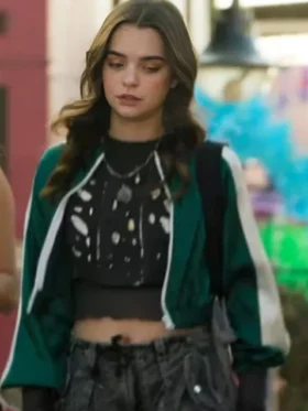 Lucia LoboThe Accident Green Bomber Jacket