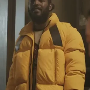 Luke James The Chi S05 Yellow Puffer Jacket