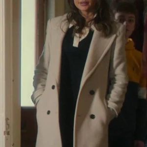 Maya Stern Fool Me Once S01 Wool Long Coat For Sale