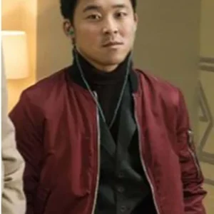 Meemo Fargo Maroon Cotton Jacket Front