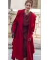 Megalopolis 2024 Nathalie Emmanuel Red Hooded Coat