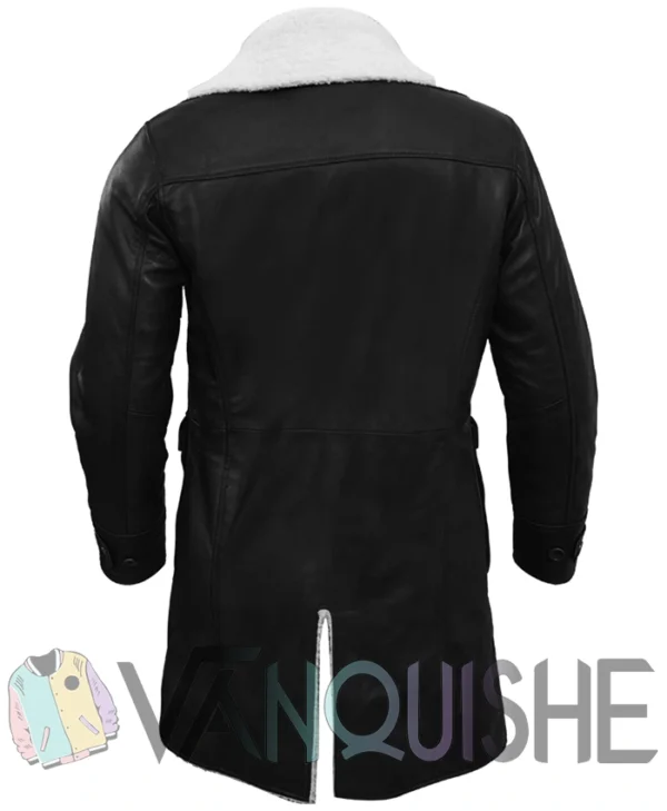 Shop Men’s Black Bane Leather Coat - Vanquishe