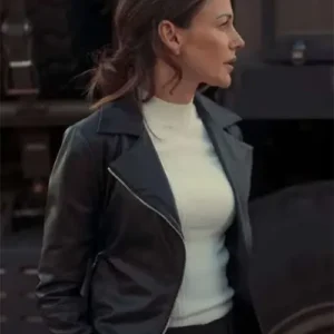 Michelle Fool Me Once Black Biker Jacket