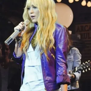 Miley Cyrus Hannah Montana Purple Jacket
