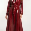Mindy Chen Emily In Paris Latex Coat Full View