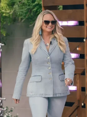 Miranda Lambert The Kelly Clarkson Show Blue Blazer