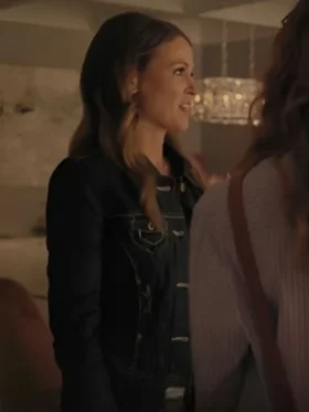 Molly Kunz The Irrational Black Denim Jacket Side View