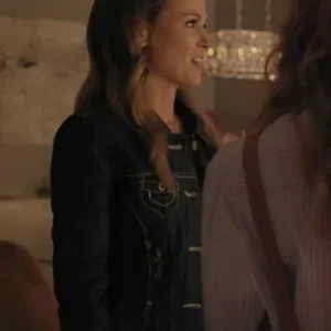 Molly Kunz The Irrational Black Denim Jacket Side View