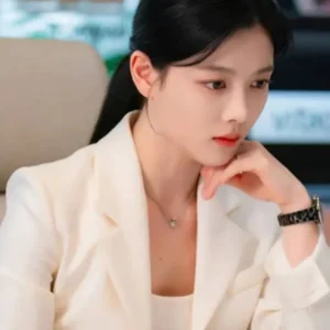 My Demon Do Do Hee Beige Cropped Blazer For Sale