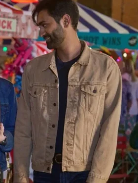 My Dreams Of You Kapil Talwalkar Beige Trucker Jacket On Sale